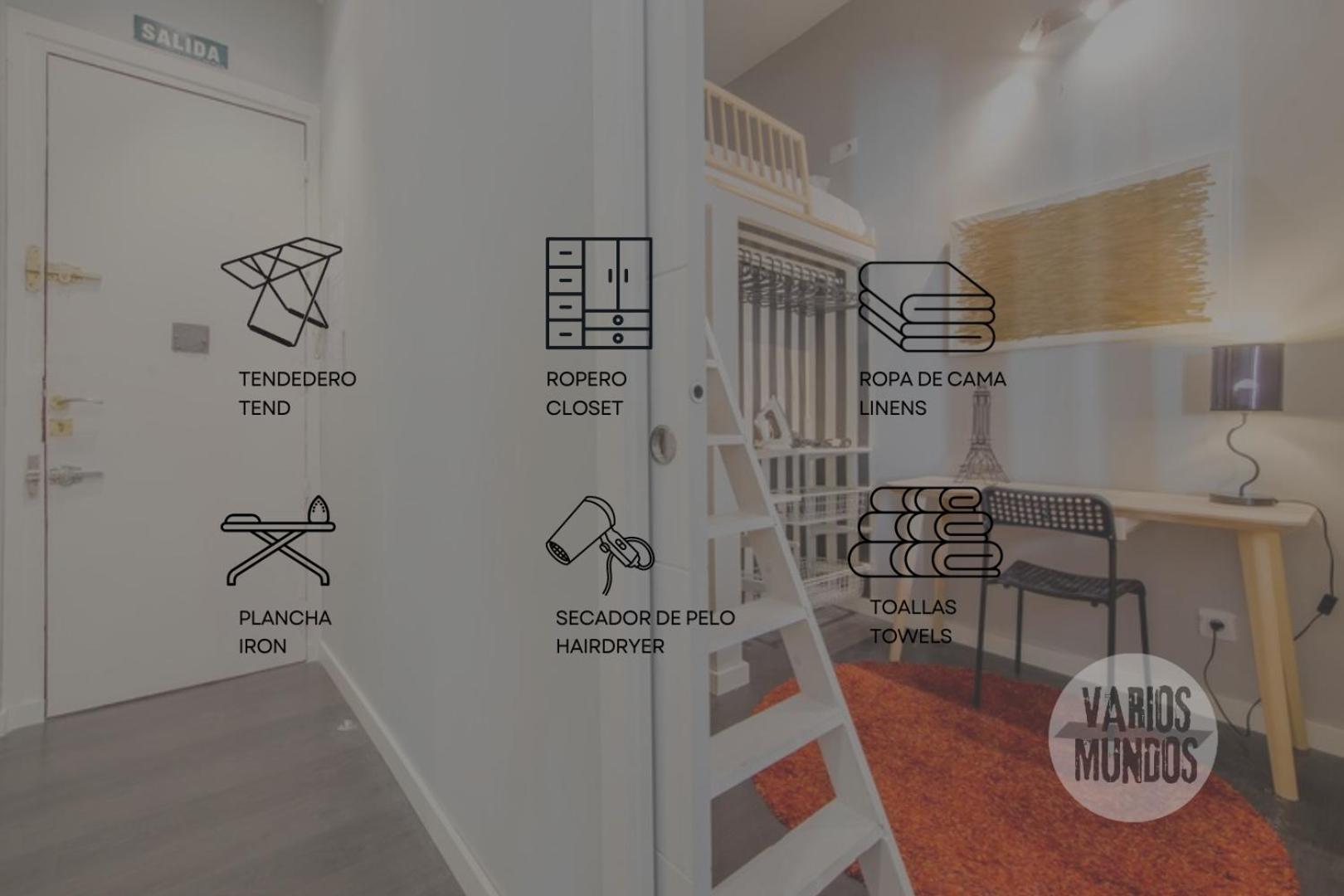 Great Apt Para 6Pax In The Heart Of Madrid Center Kültér fotó